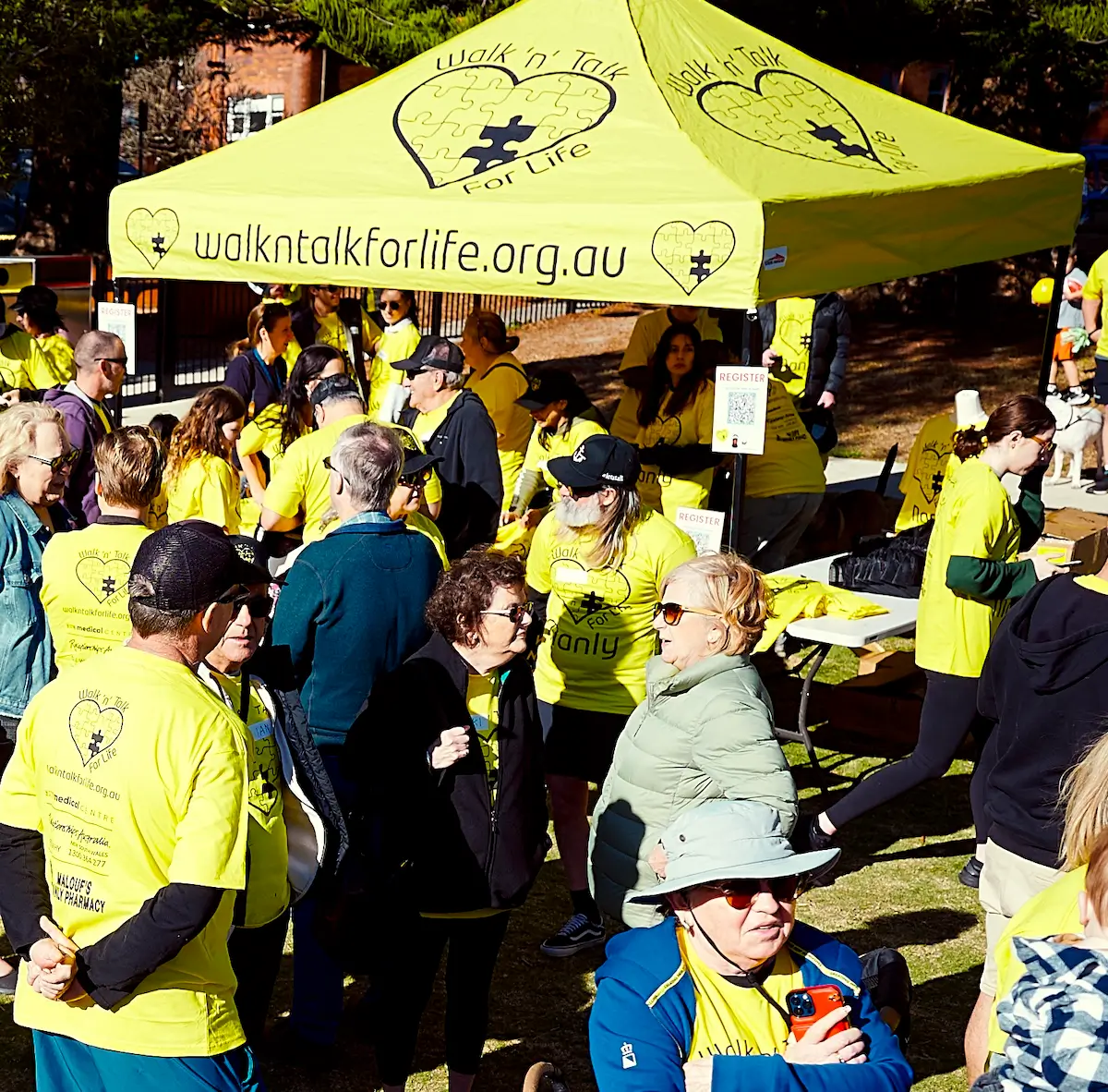 Walk N Talk For Life group meeting in Manly